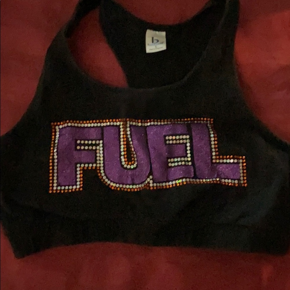 Bling sports bra
